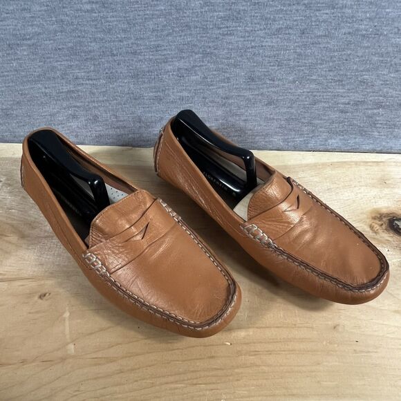 Cole Haan Women’s Driving Penny Loafer Size 8 D23630 Comfort Brown - Picture 1 of 13